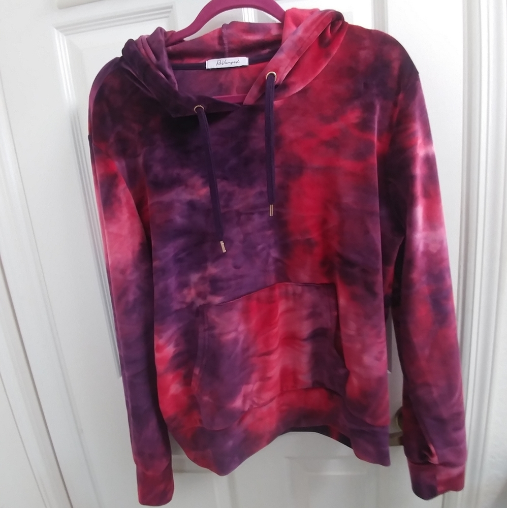 TIE DYE HOODY XL
